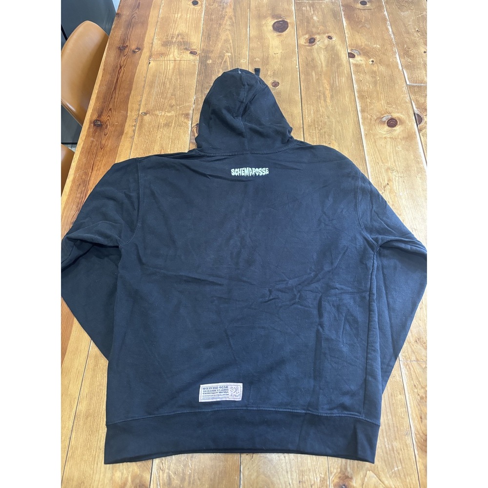 Lil Peep Skeleton Reaper Hoodie Black Men's Size L Officially Authorized - Picture 3 of 4